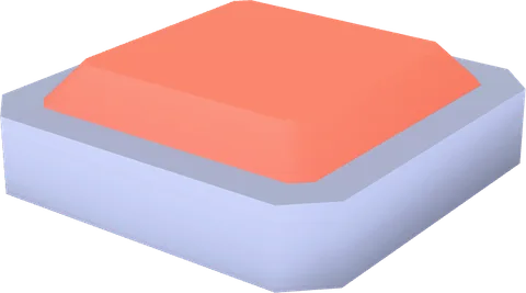 Button Floor Square Small