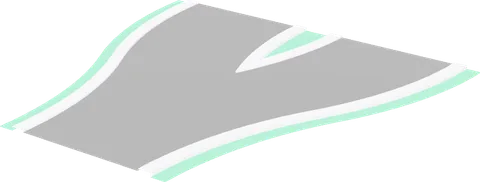 Road Curved Split
