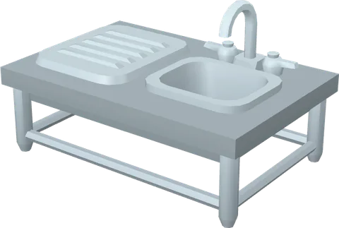 Kitchentable Sink Large