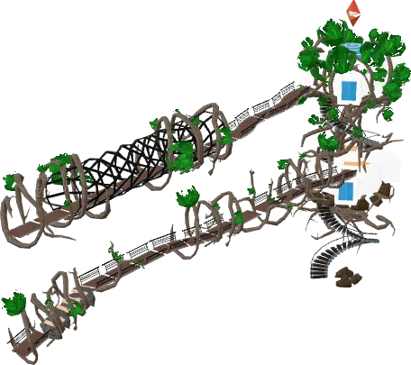Block Chain Tower Art