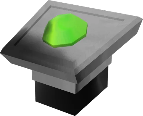 Meme Factory Green Button Art