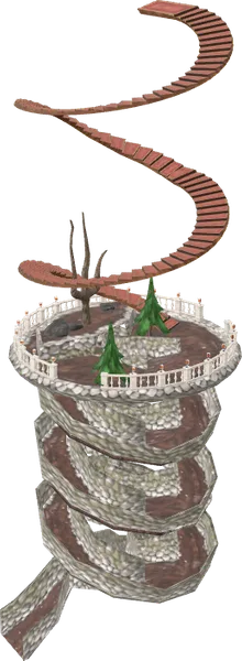 Spooky Tower Stairs 02 Art