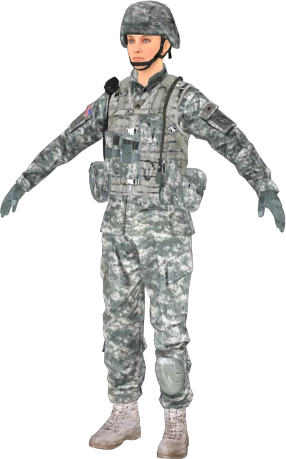 Female Soldier 01