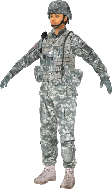 Female Soldier 02