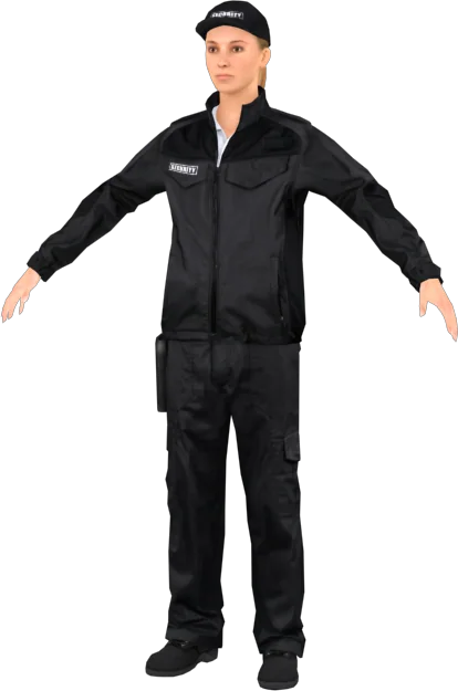 Female Security Guard 01
